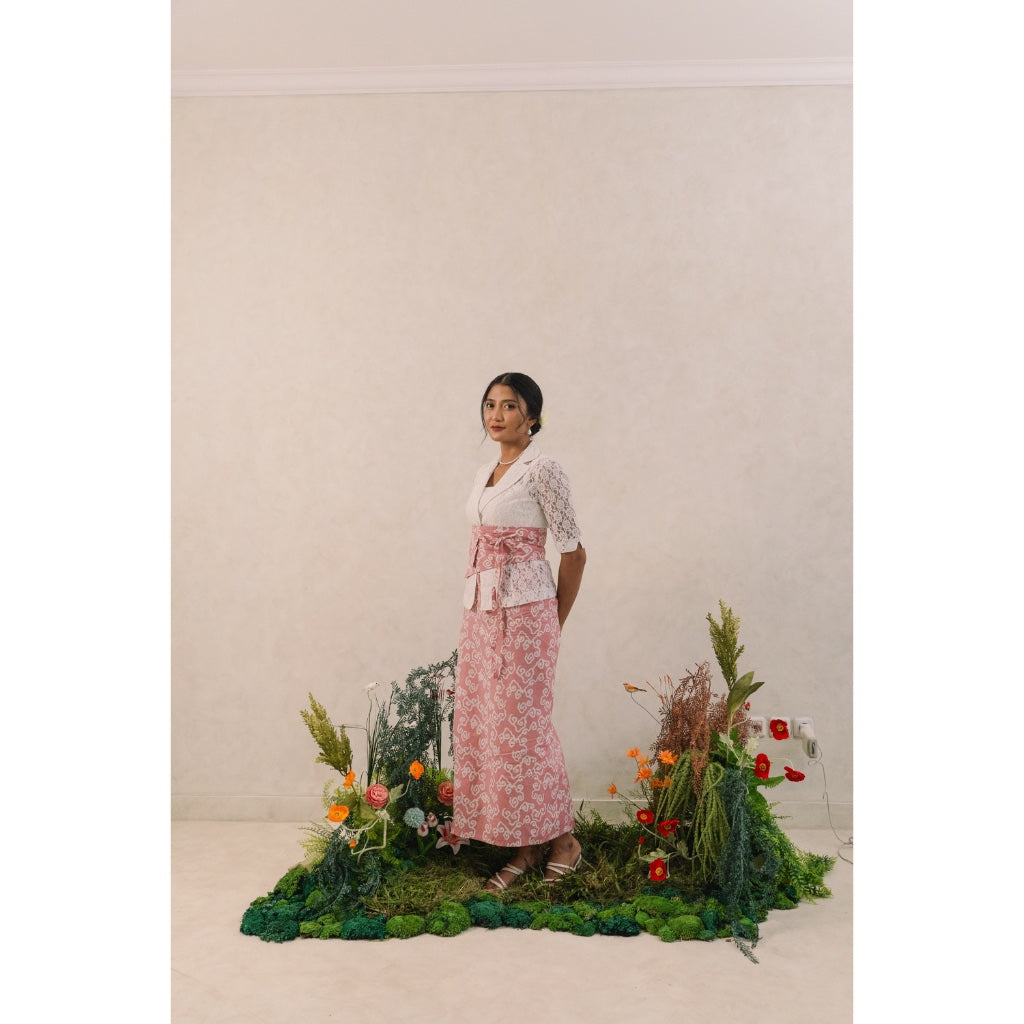Freya in Pink - Obi Belt Batik