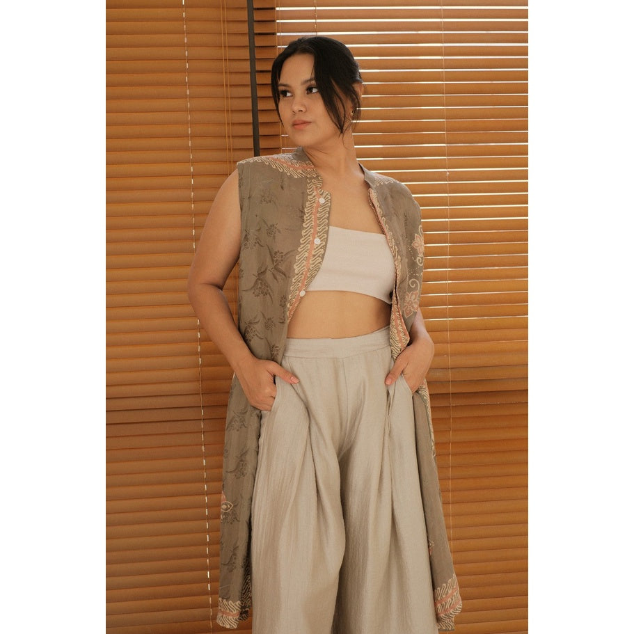 Talitha Tunik in Green - Dress Outer Batik