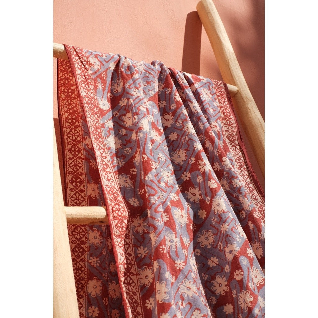 Scarf Batik Melati Parang - Pink