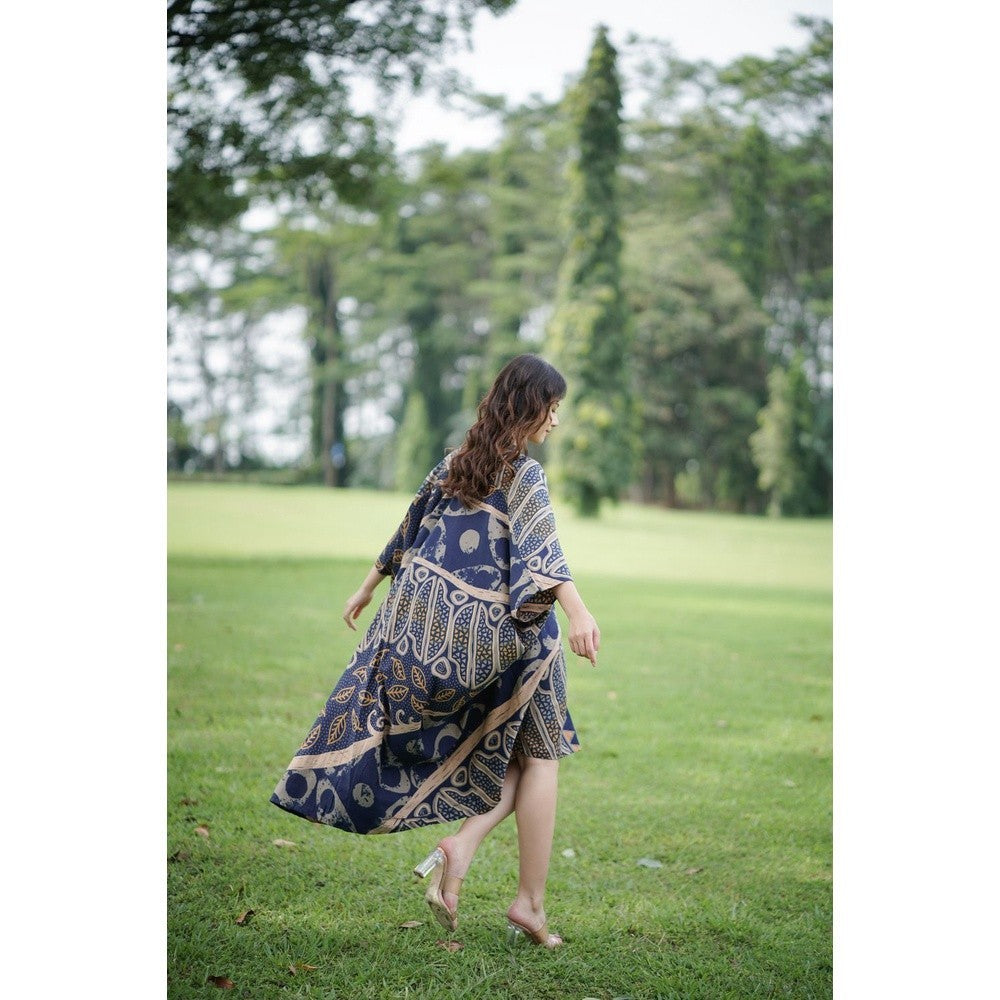 Amira Kaftan Dress Batik 16