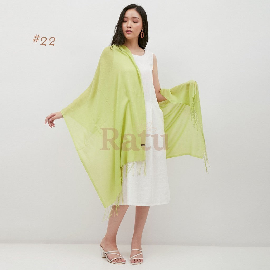 Plain Pashmina Cashmere 22