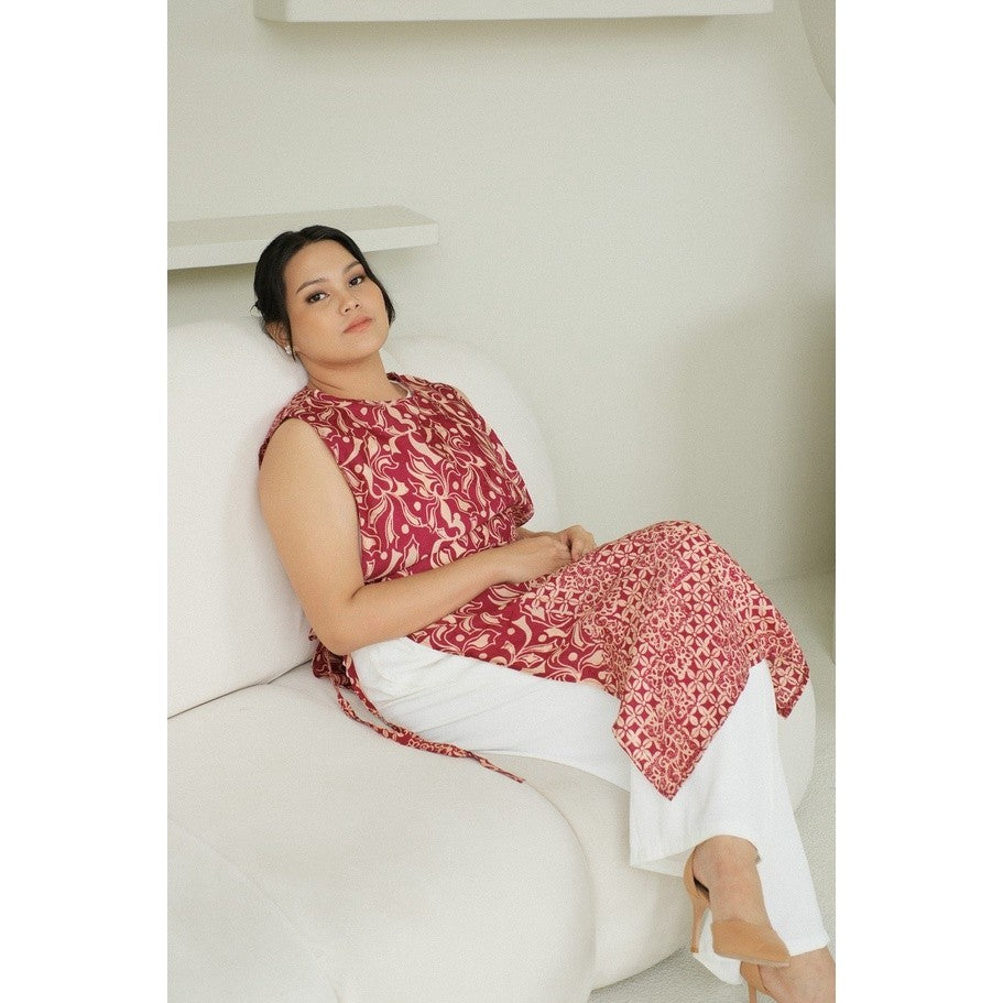 Annisa Batik Outer - Red