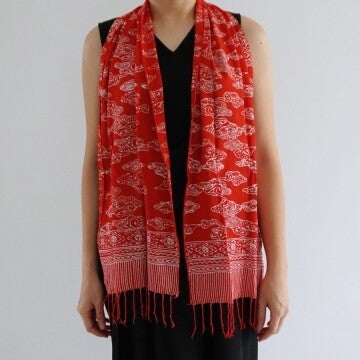 Scarf Batik H11 Orange