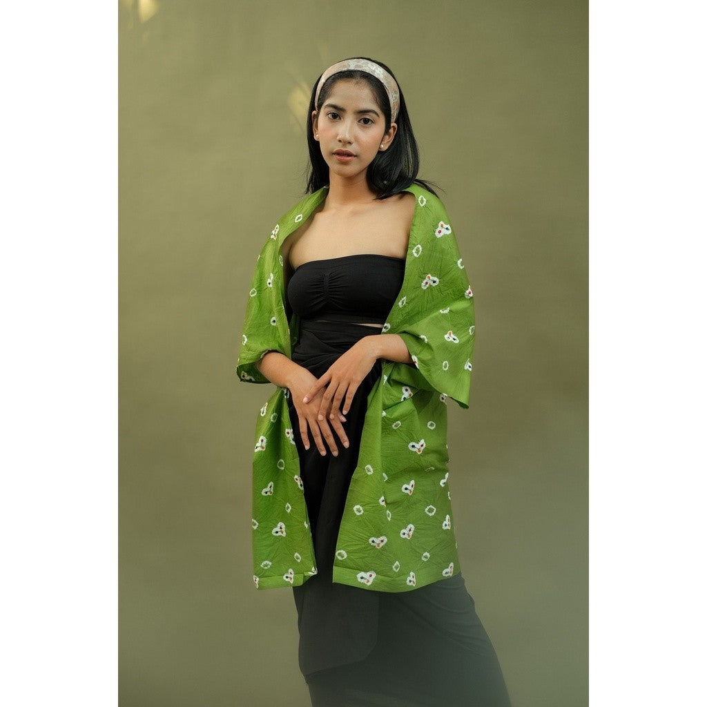 Manika Outer - Leafy Green