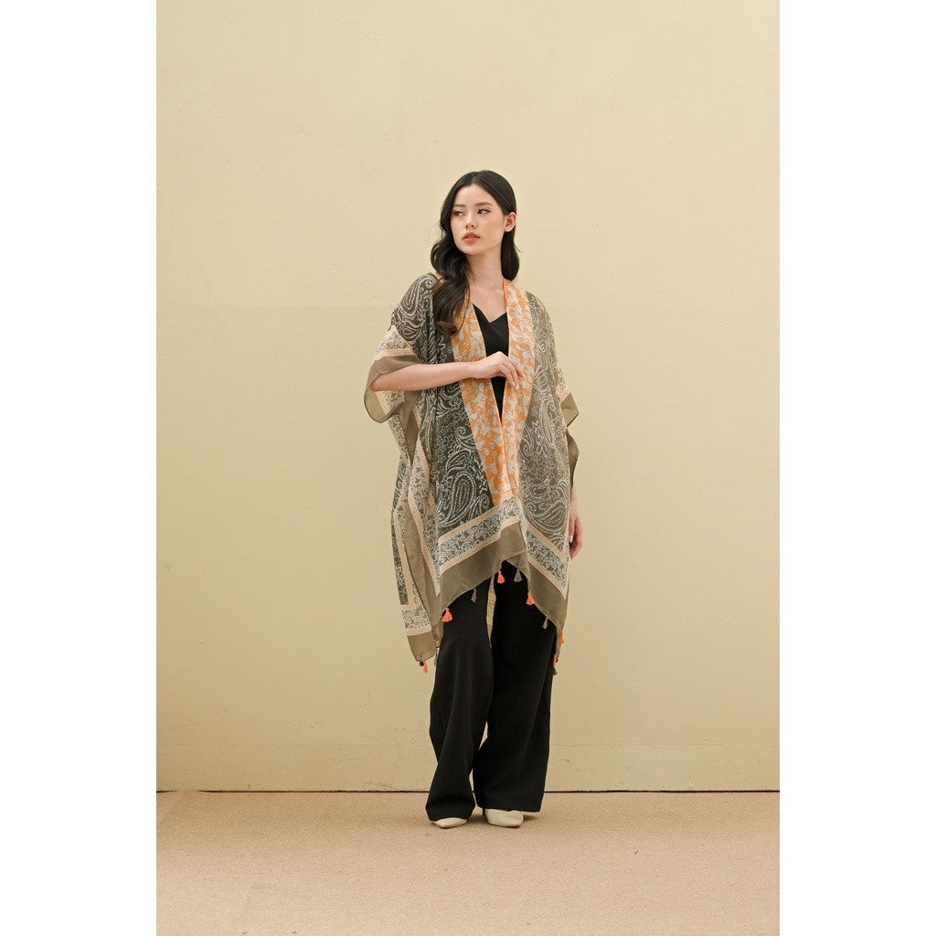 (DEFECT SALE) BATIK RATU - Laksmi Brown Outer