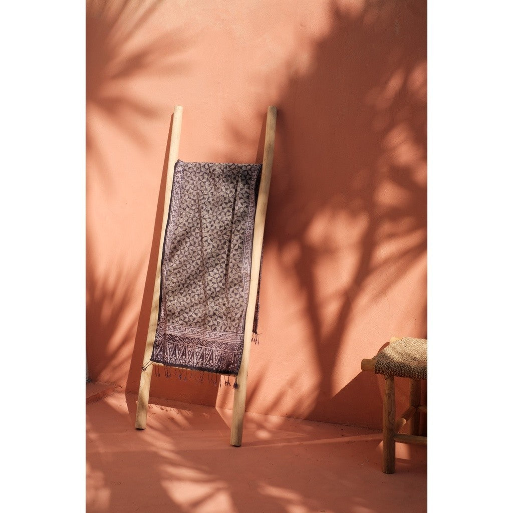 Scarf Batik Kicir - Greyish Blue and Green