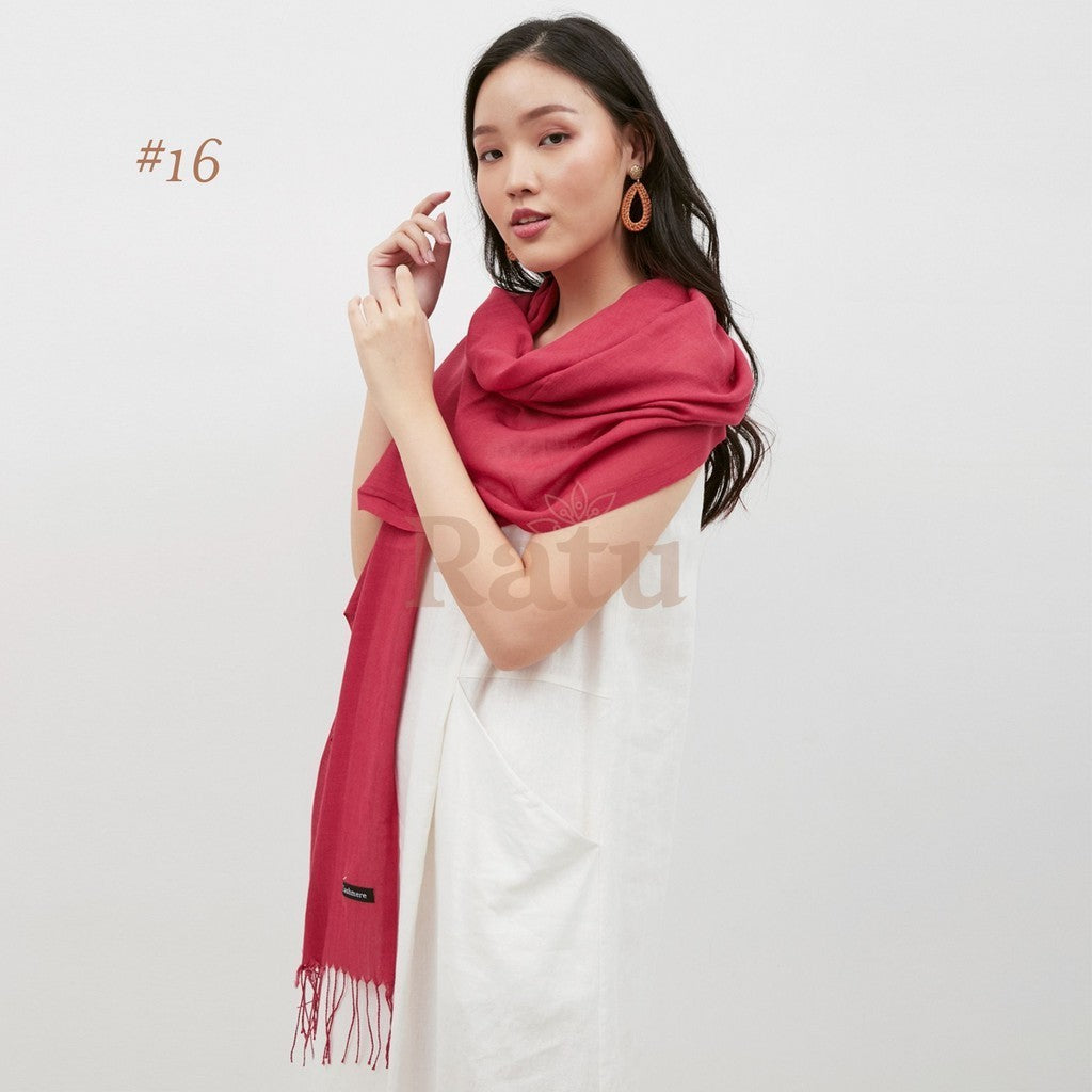 Plain Pashmina 16