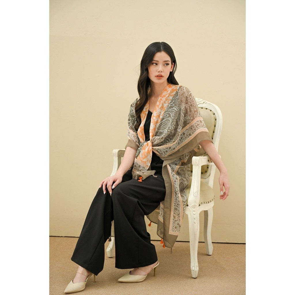 (DEFECT SALE) BATIK RATU - Laksmi Brown Outer