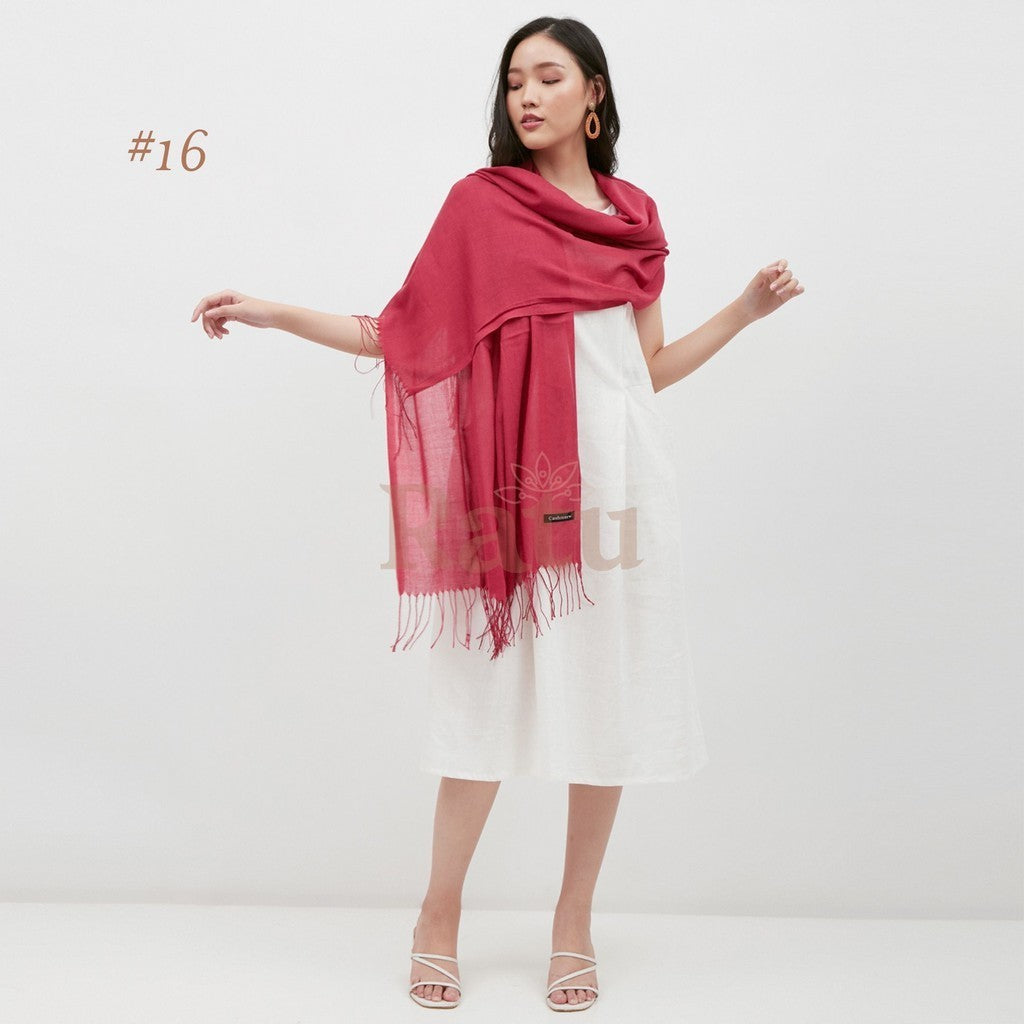 Plain Pashmina 16
