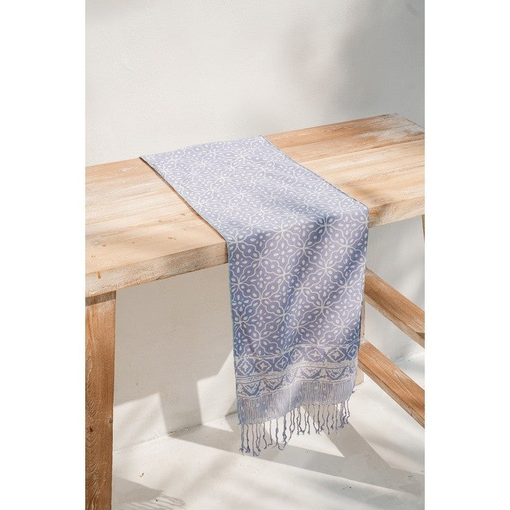 Scarf Batik TCGR Kawung 2 Grey