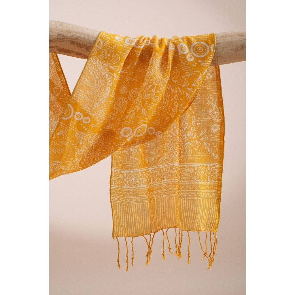 Scarf Batik K71 Yellow