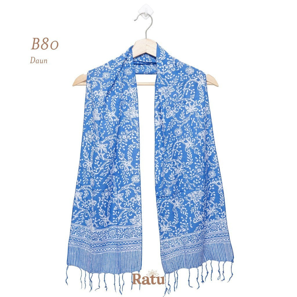 Scarf Batik B80 Blue