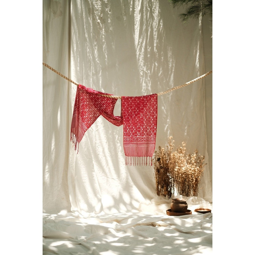 Scarf Batik D52 Red