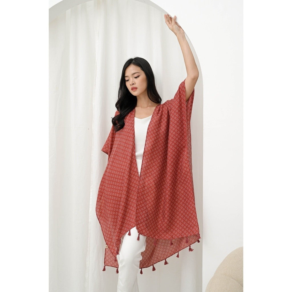 Fara Outer in Red