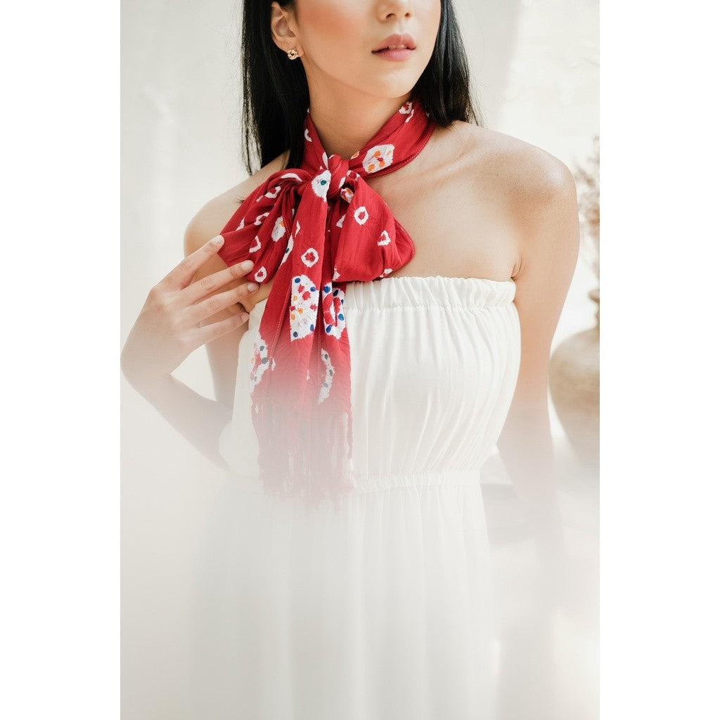 Gayatri Scarf Red