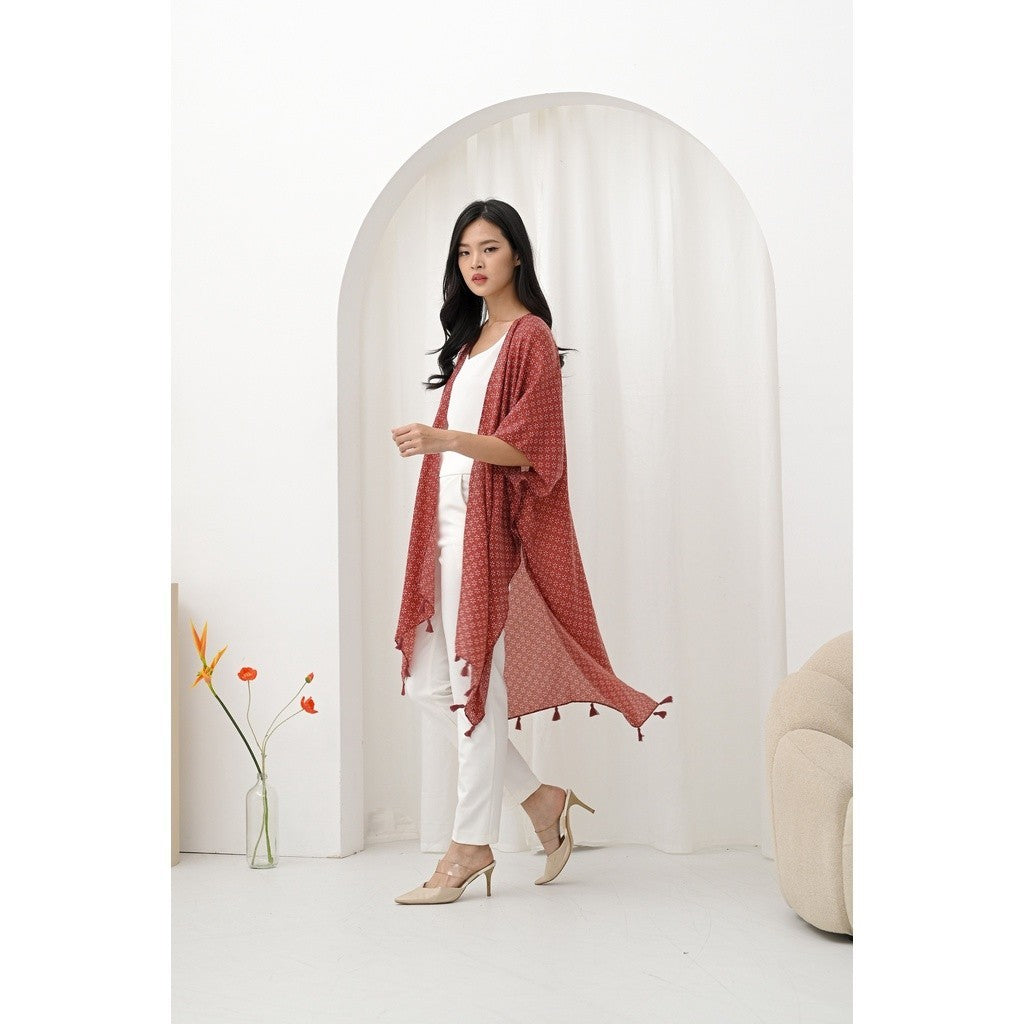 Fara Outer in Red