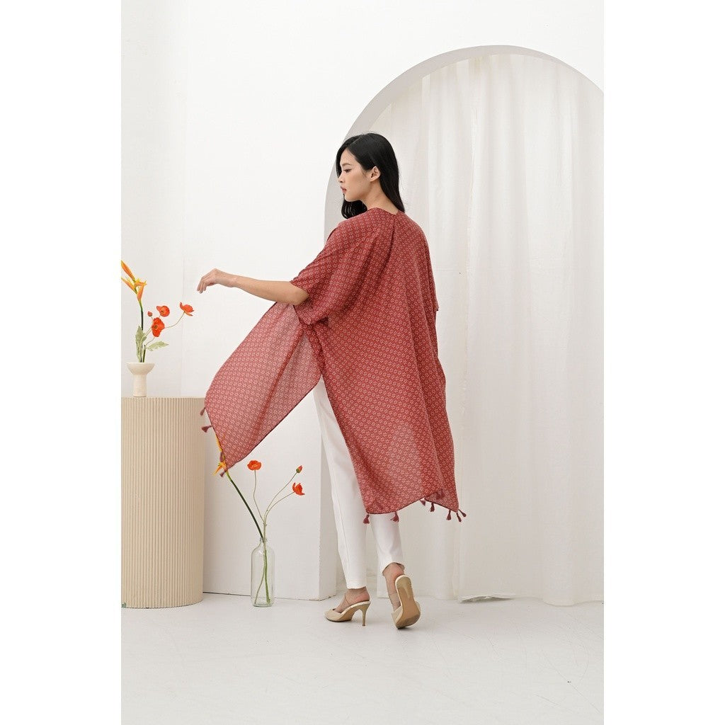 Fara Outer in Red