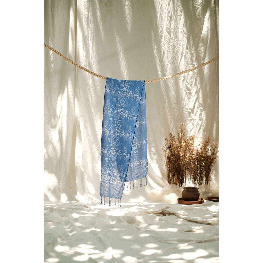 Scarf Batik B7 Blue