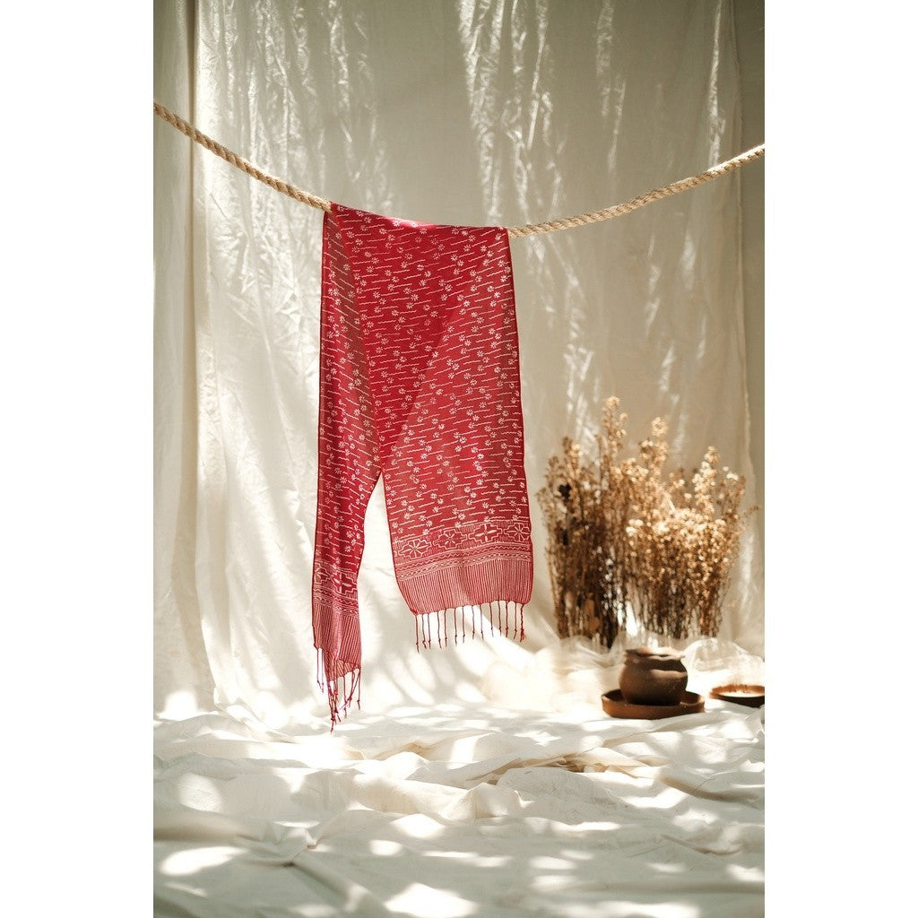 Scarf Batik D52 Red