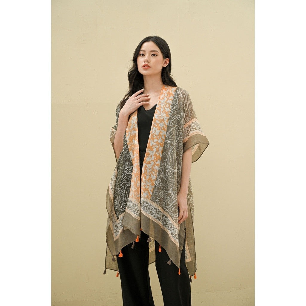 (DEFECT SALE) BATIK RATU - Laksmi Brown Outer