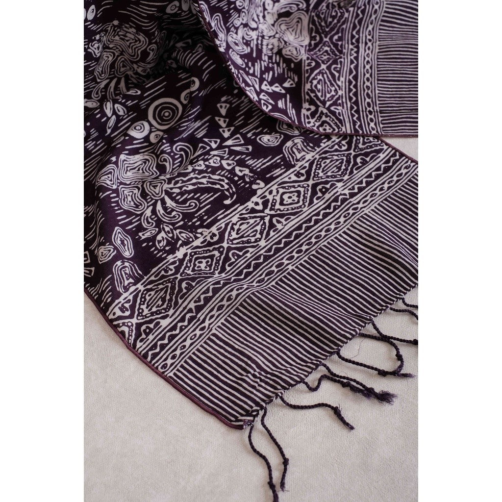 Scarf Batik U71 Purple