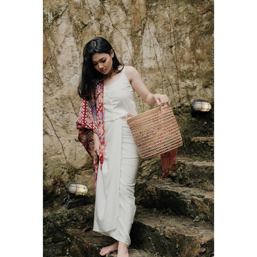 Selendang Batik Encim Red