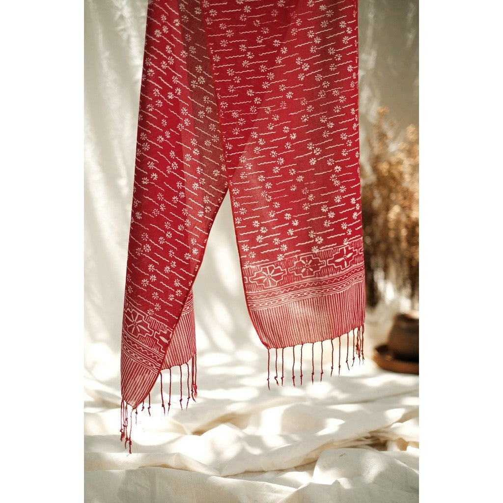 Scarf Batik D52 Red
