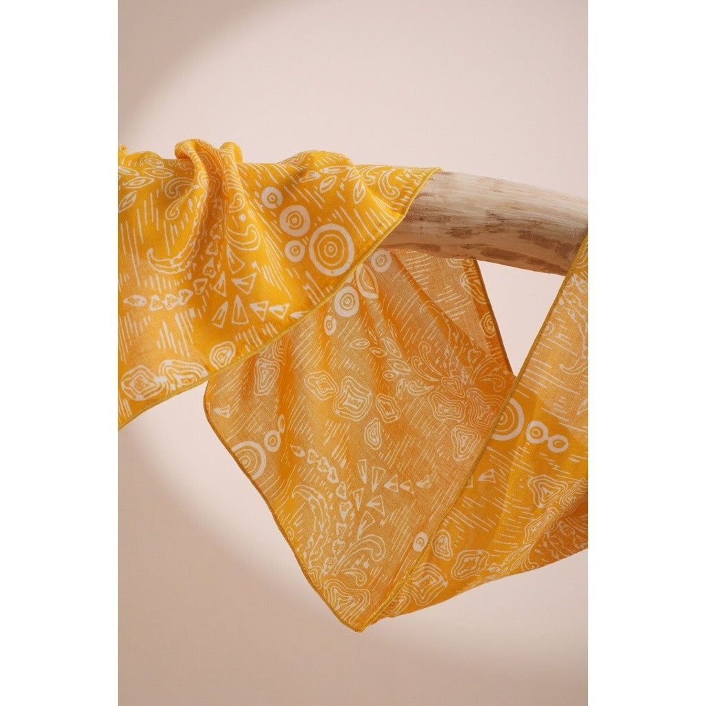 Scarf Batik K71 Yellow