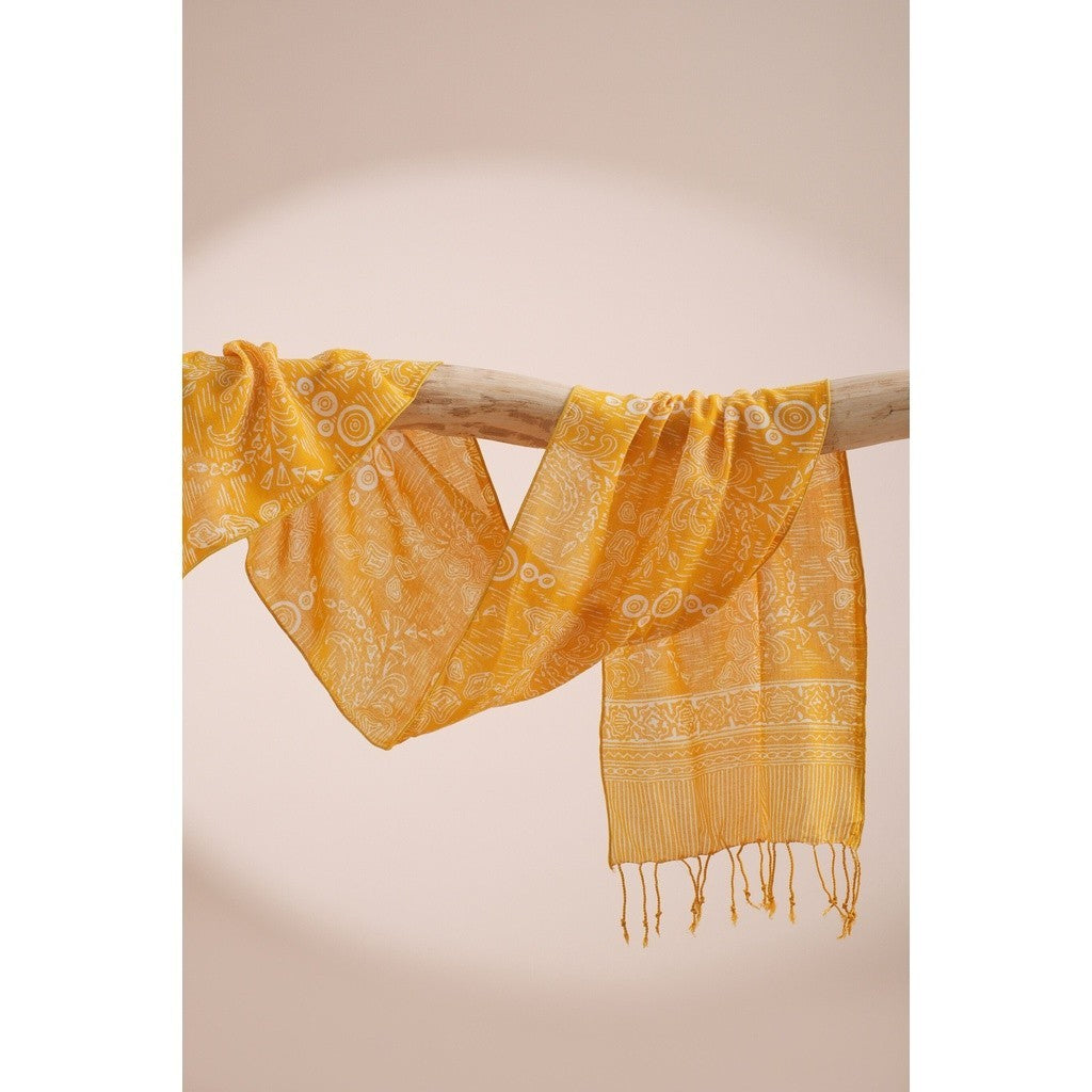 Scarf Batik K71 Yellow