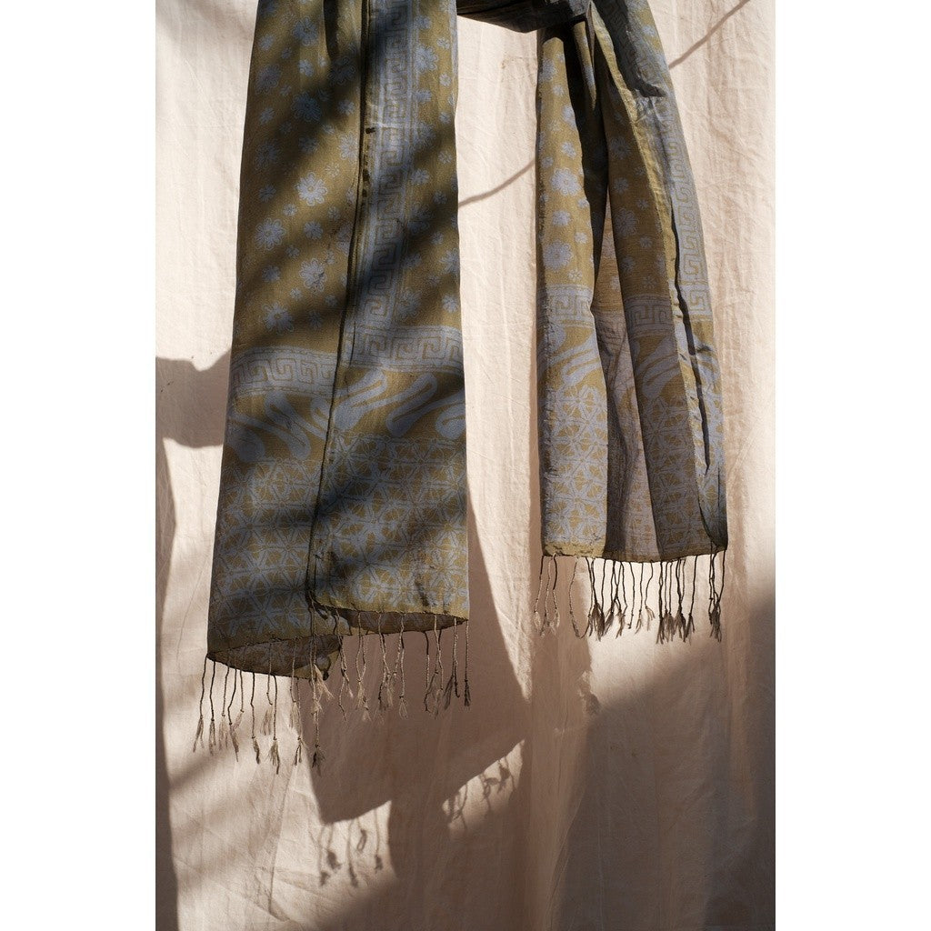 Scarf Batik Melati - Green