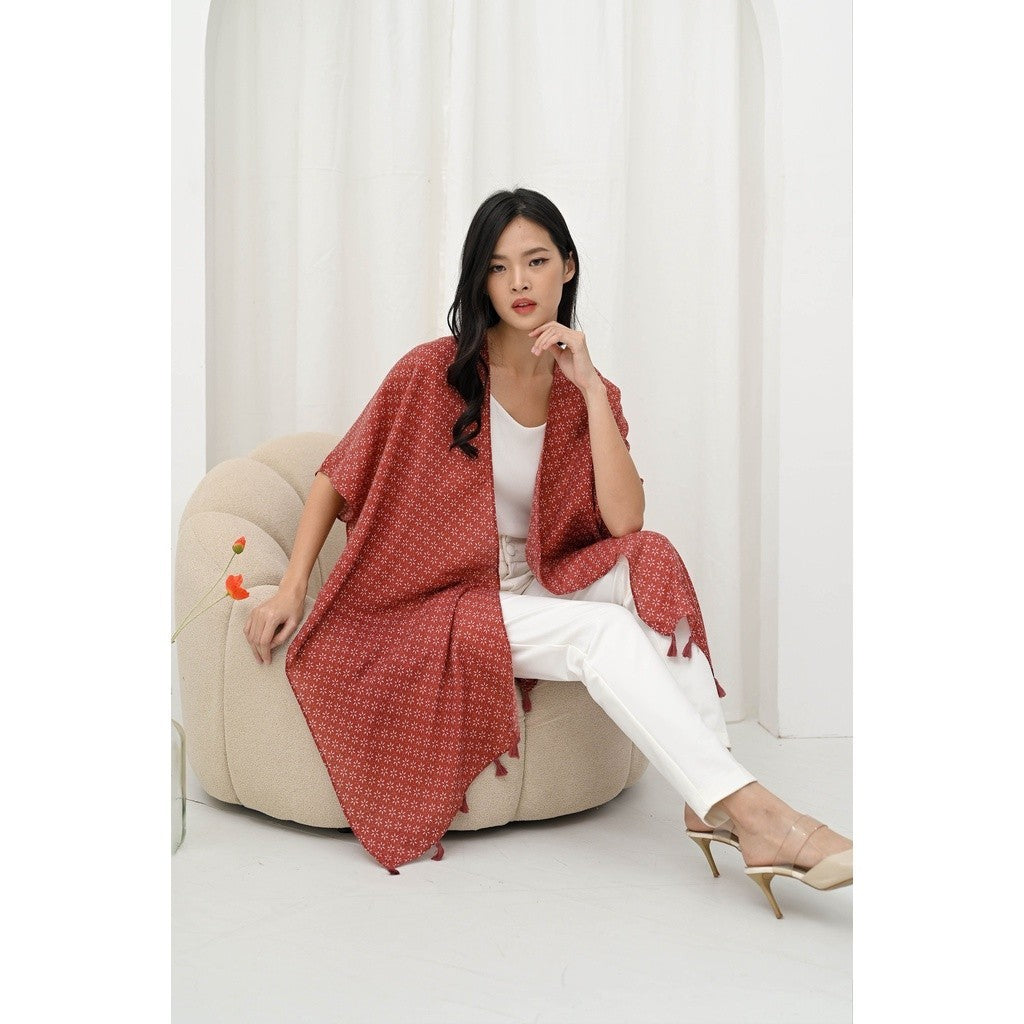 Fara Outer in Red