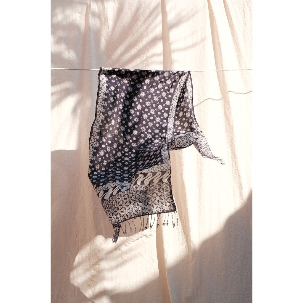 Scarf Batik Melati - Blue
