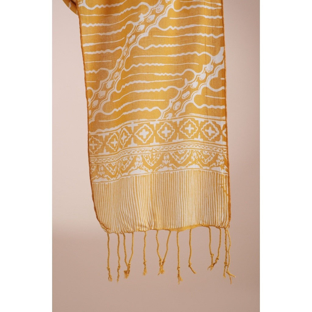 Scarf Batik TCK Parang 2 Yellow