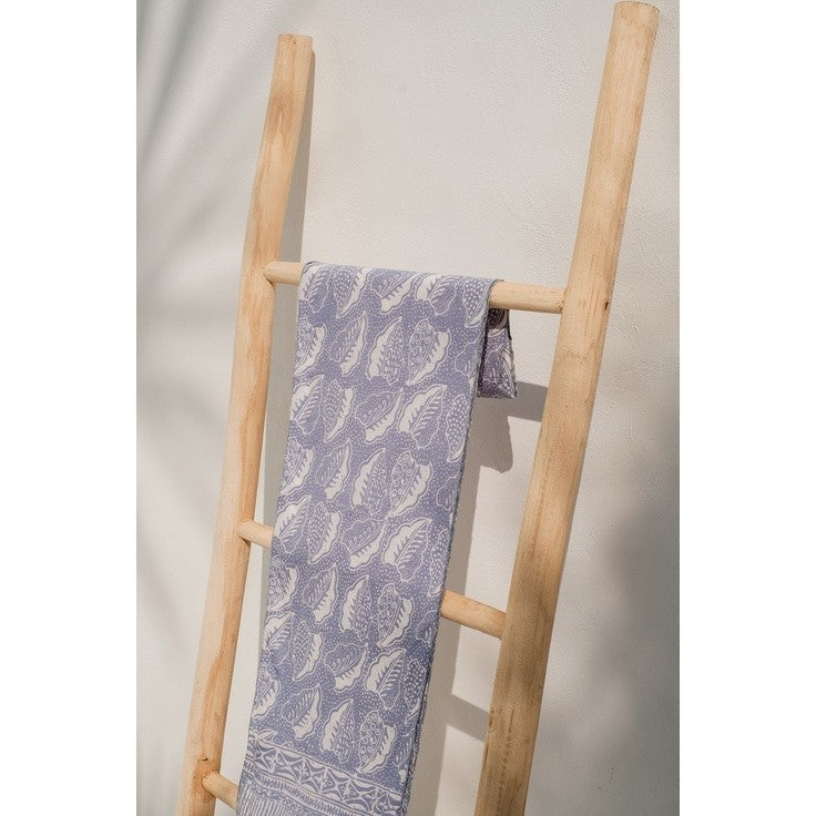 Scarf Batik TCGR Daun Grey