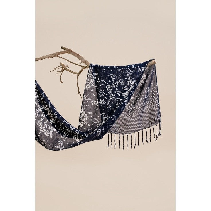 Scarf Batik C10 Blue