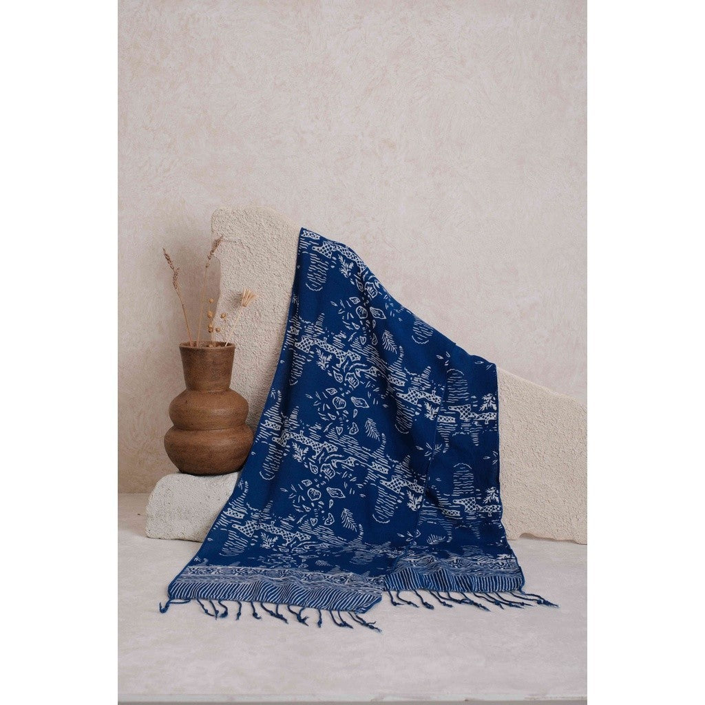 Scarf Batik C7 Blue