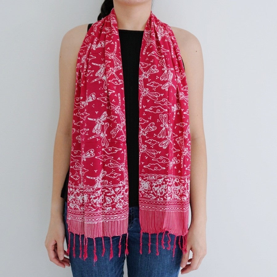 Scarf Batik P10 Pink