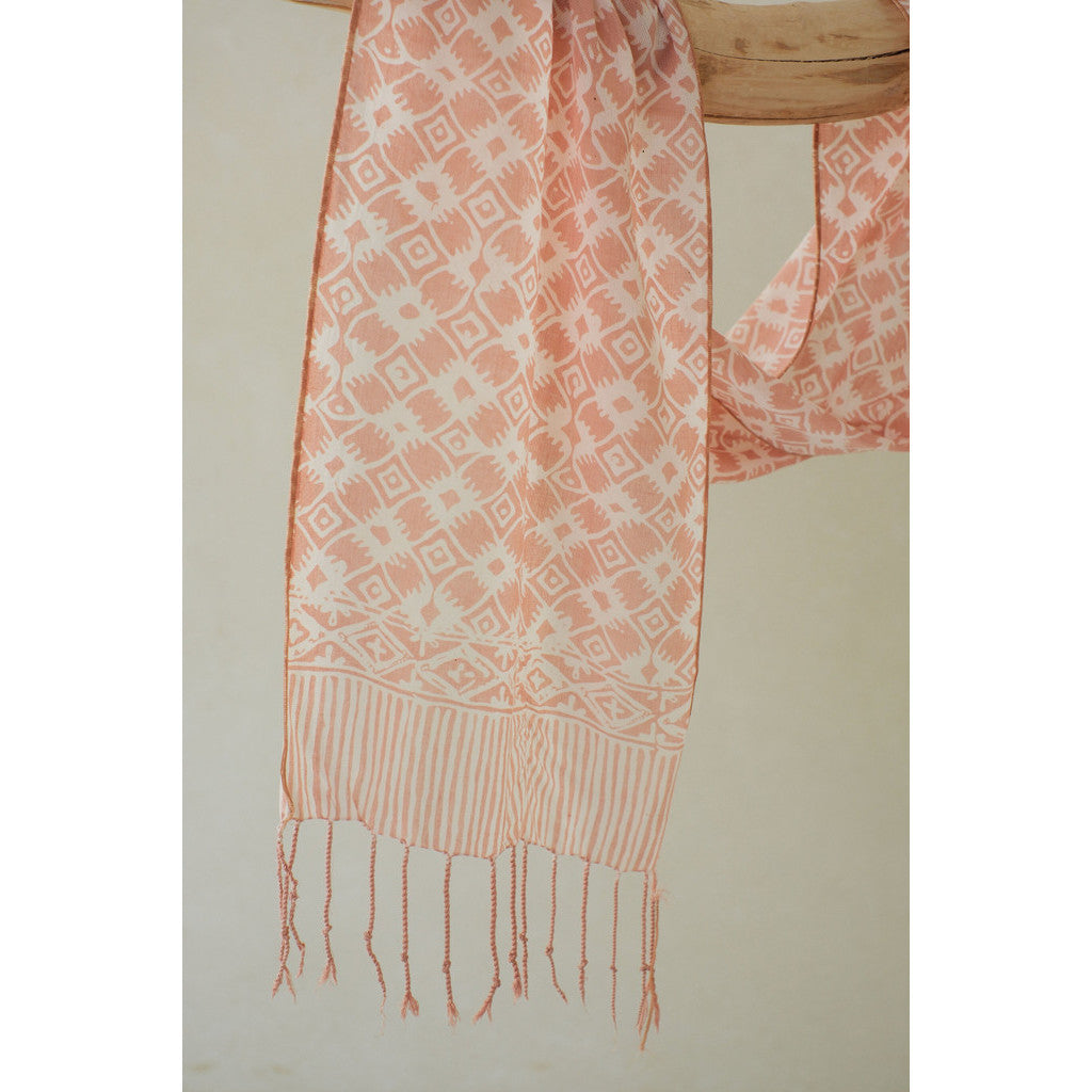 Scarf Batik TCL Kawung 4 Cream