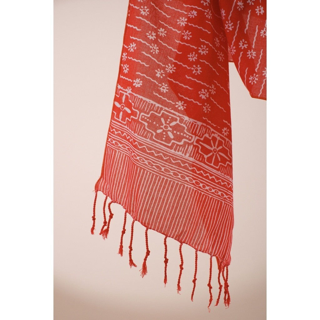 Scarf Batik H52 Orange