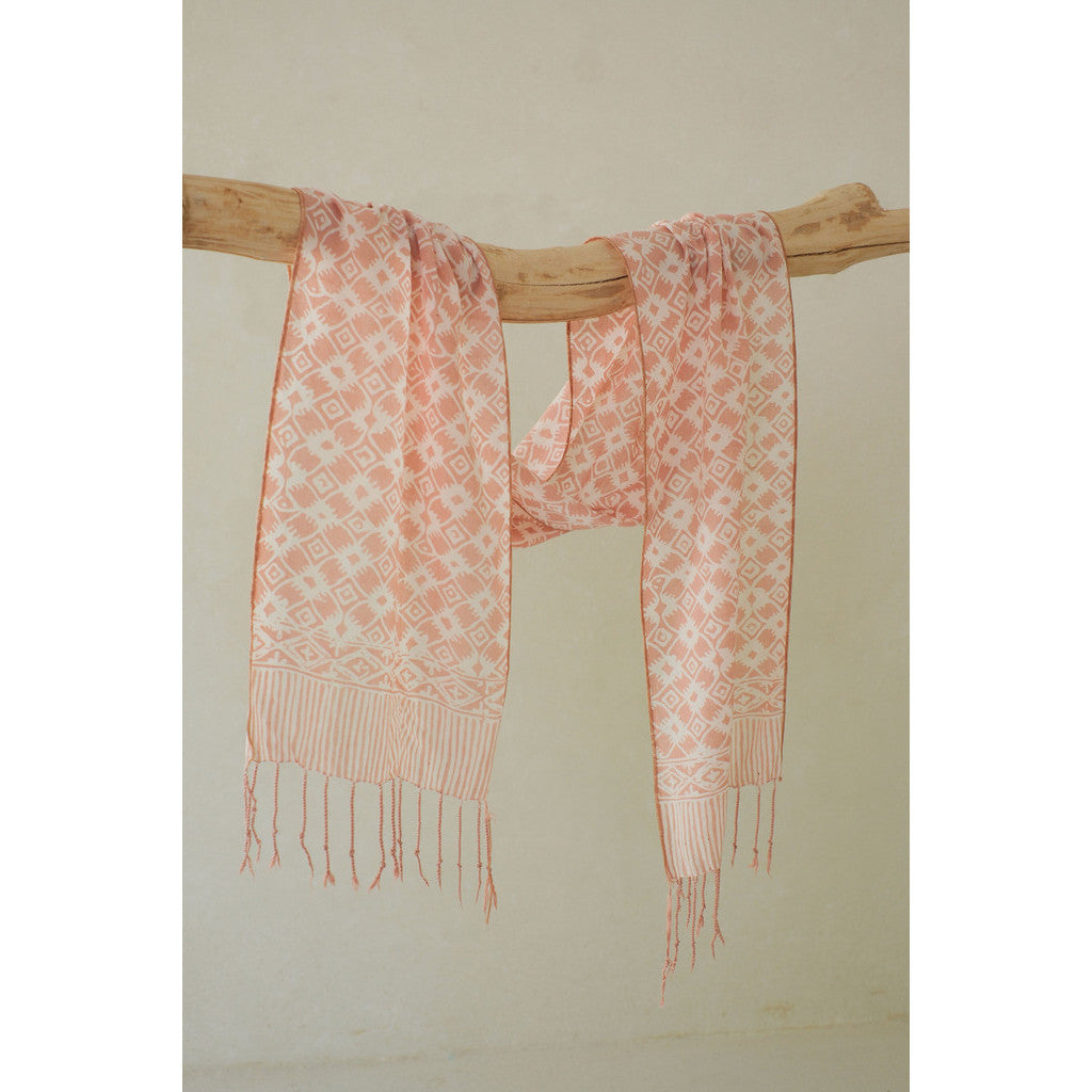 Scarf Batik TCL Kawung 4 Cream