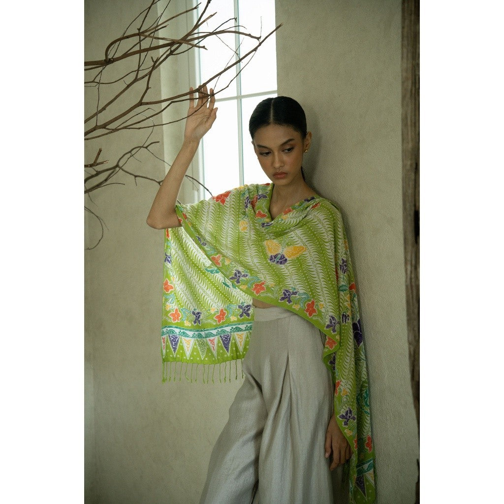 Selendang Batik Encim Parang 2 Green