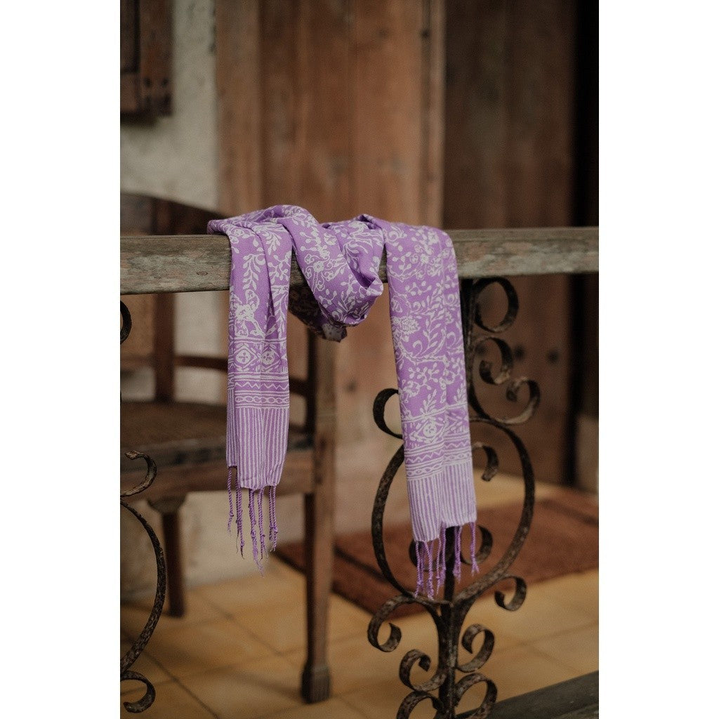 Scarf Batik J80 Purple