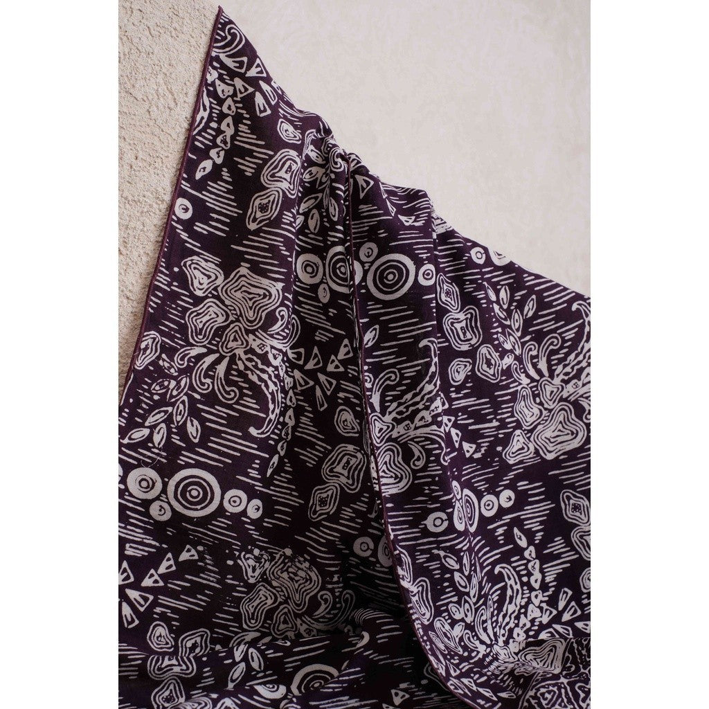 Scarf Batik U71 Purple