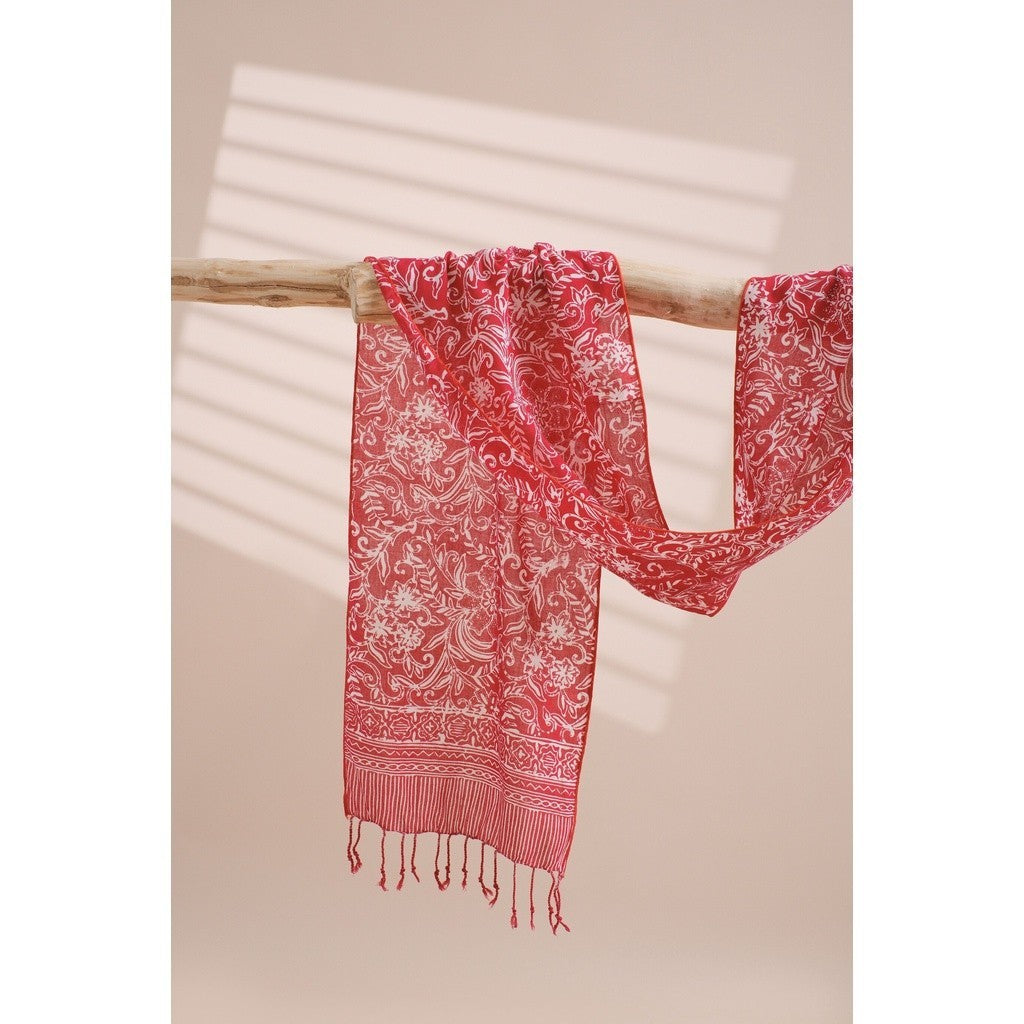 Scarf Batik D20 Red