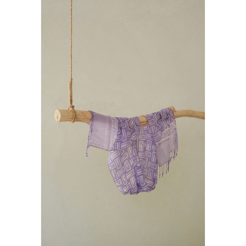 Scarf Batik J4 Purple