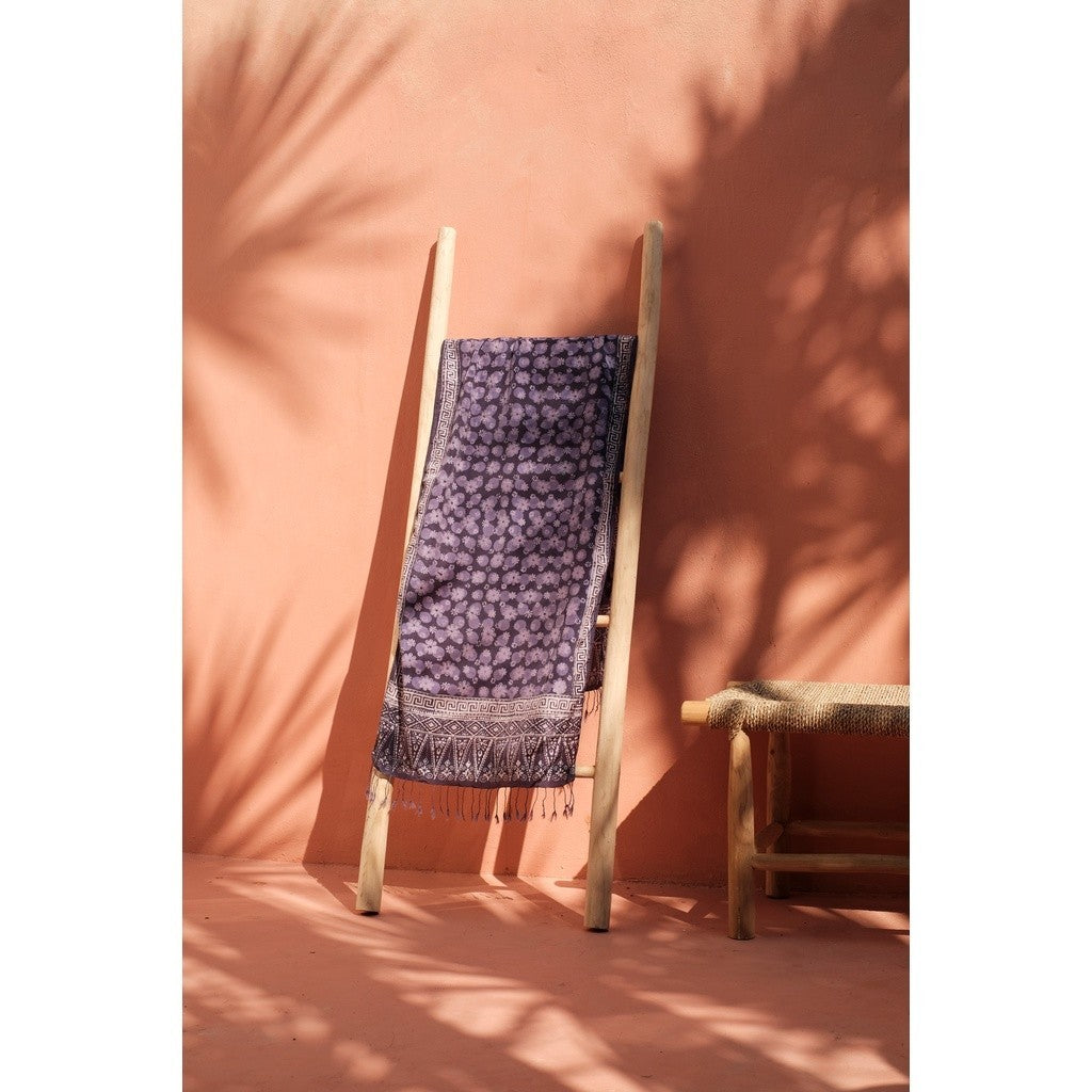 Scarf Batik Dot Melati - Purple