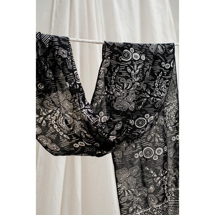 Scarf Batik E71 Black