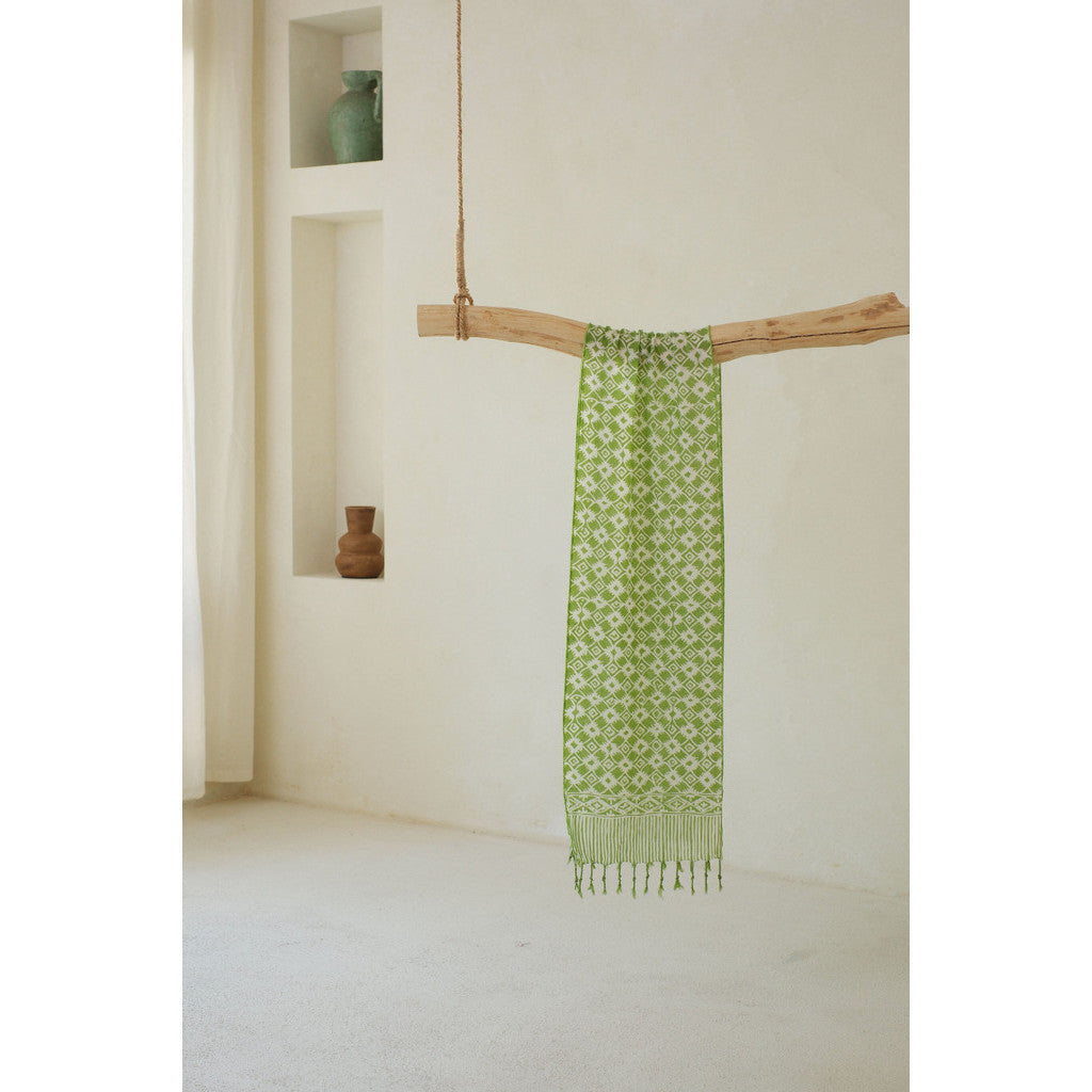 Scarf Batik TCi Kawung 4 Green