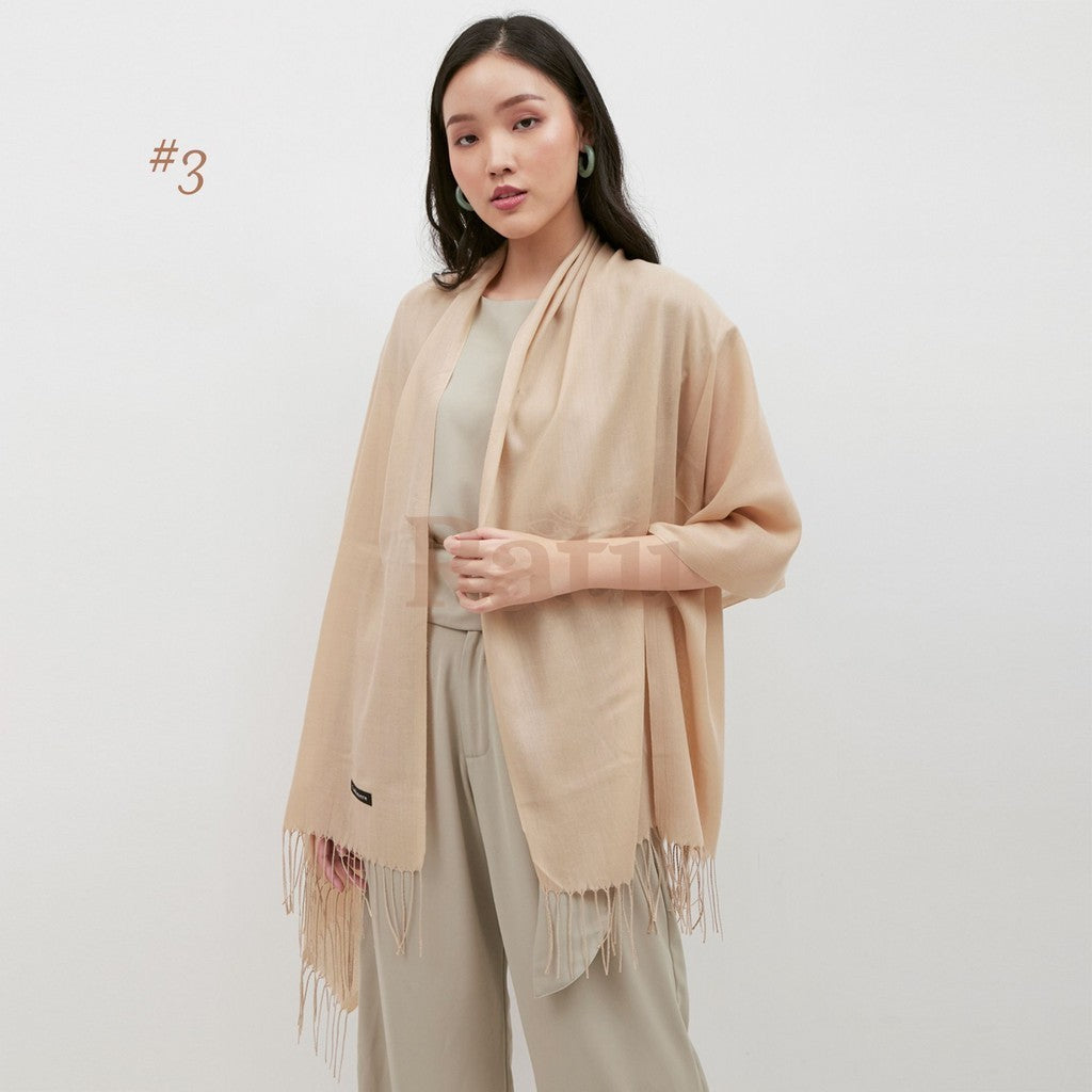 Plain Pashmina Cashmere 03