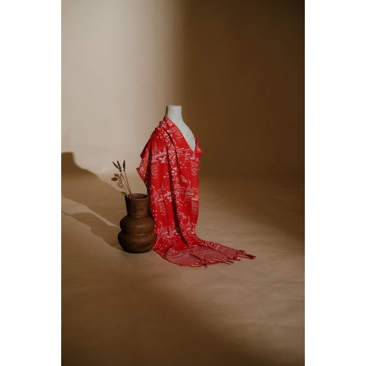 Scarf Batik H7 Orange